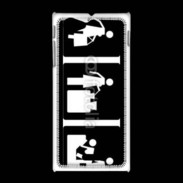 Coque Sony Xpéria J humour panneau