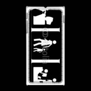 Coque Sony Xpéria J humour panneau 2