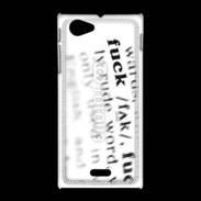 Coque Sony Xpéria J Fuck 7