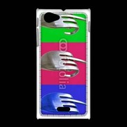 Coque Sony Xpéria J Fuck fourchettes