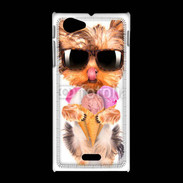 Coque Sony Xpéria J Yorkshire avec un cornet de glace