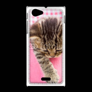 Coque Sony Xpéria J Humour de chaton