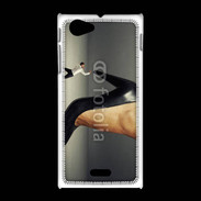Coque Sony Xpéria J Homme sous escarpin