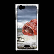 Coque Sony Xpéria J Enorme poisson chassant bateau de pêcheurs