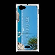 Coque Sony Xpéria J Plage des Seychelles