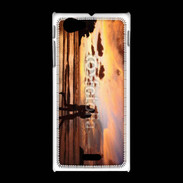 Coque Sony Xpéria J Couple romantique sur la plage 2