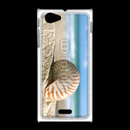 Coque Sony Xpéria J Coquillage sur la plage 5