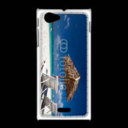 Coque Sony Xpéria J Vue sur la plage