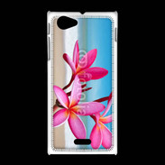 Coque Sony Xpéria J Fleurs à la plage