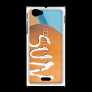 Coque Sony Xpéria J Crème solaire SUN