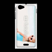 Coque Sony Xpéria J Petite fille à la plage