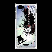 Coque Sony Xpéria J Graffiti Ski