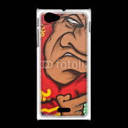 Coque Sony Xpéria J Graffiti personnage antipathique