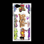 Coque Sony Xpéria J Graffiti vector background collection