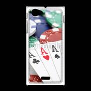 Coque Sony Xpéria J Passion du poker