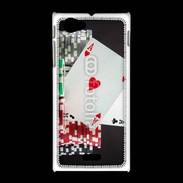 Coque Sony Xpéria J Paire d'as au poker 6