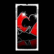 Coque Sony Xpéria J Gambling night card