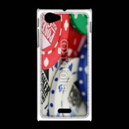 Coque Sony Xpéria J Jetons de poker en vrac 1