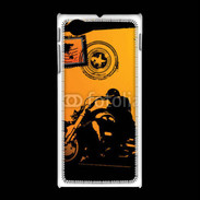 Coque Sony Xpéria J motorcycle rider background