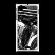 Coque Sony Xpéria J Moto et chrome