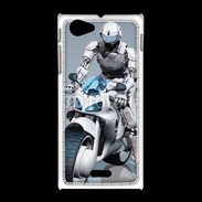 Coque Sony Xpéria J Moto du futur