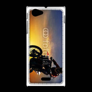 Coque Sony Xpéria J Motocross et soleil