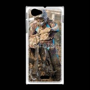 Coque Sony Xpéria J Moto cross dans la boue 15