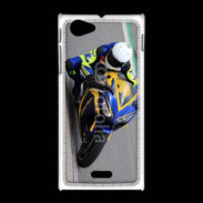 Coque Sony Xpéria J Moto sur circuit 600