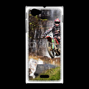 Coque Sony Xpéria J motocross with waterfall