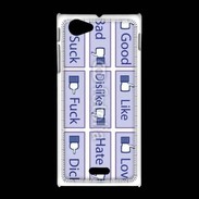 Coque Sony Xpéria J Pouce geek