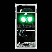 Coque Sony Xpéria J Œil vert Alien