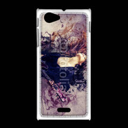 Coque Sony Xpéria J Musique vintage