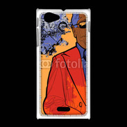 Coque Sony Xpéria J Joueur de Saxophone