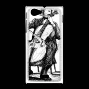 Coque Sony Xpéria J Violonceliste