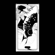 Coque Sony Xpéria J Chanteuse de Jazz