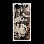 Coque Sony Xpéria J Joueur de trompette 2