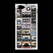 Coque Sony Xpéria J Collection de cassette