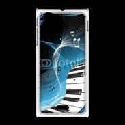 Coque Sony Xpéria J Abstract piano