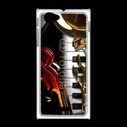 Coque Sony Xpéria J Mélange d'instruments de musique