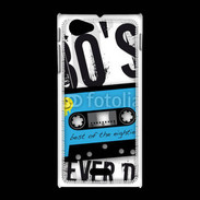 Coque Sony Xpéria J Cassette audio Années 80