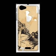 Coque Sony Xpéria J Illustration trompettiste 