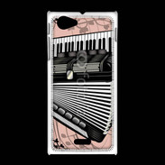 Coque Sony Xpéria J Illustration accordéon 1
