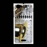Coque Sony Xpéria J Saxophone et partitions 15