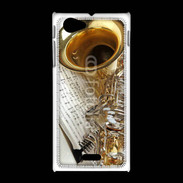 Coque Sony Xpéria J Saxophone et partitions 16
