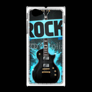 Coque Sony Xpéria J Festival de rock bleu