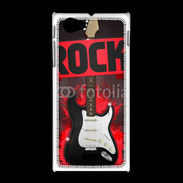 Coque Sony Xpéria J Festival de rock rouge