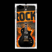 Coque Sony Xpéria J Festival de rock orange