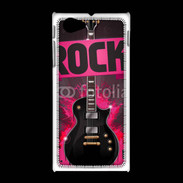 Coque Sony Xpéria J Festival de rock rose
