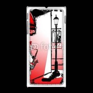 Coque Sony Xpéria J Saxophoniste en dessin 65