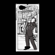 Coque Sony Xpéria J La vie en Jazz noir et blanc 55